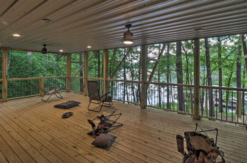 Photo 12 - Rustic-chic Riverfront Home w/ Dock, Deck & Canoes