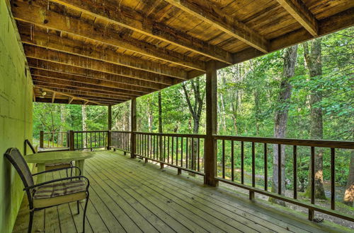 Photo 10 - Tellico Plains Cabin - 25 Acres, Backyard Creek