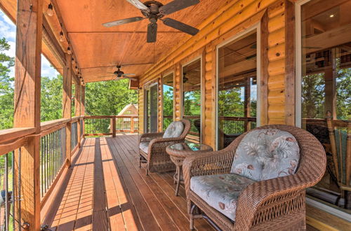 Photo 34 - Spacious Log Cabin w/ Fire Pit & Game Room