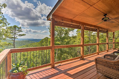 Photo 1 - Spacious Log Cabin w/ Fire Pit & Game Room