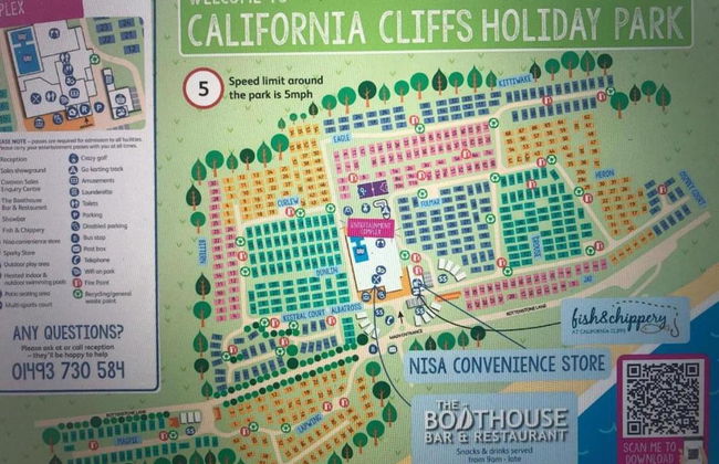 3 Bed, Sleeps 8 Caravan, California Cliffs Park - Foto 37