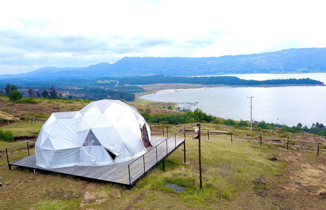 Glamping Spa con vista embalse de Tominé - Foto 23