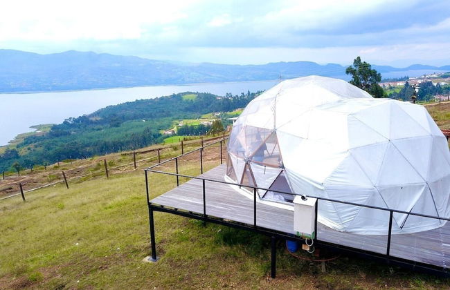 Glamping Spa con vista embalse de Tominé - Foto 24
