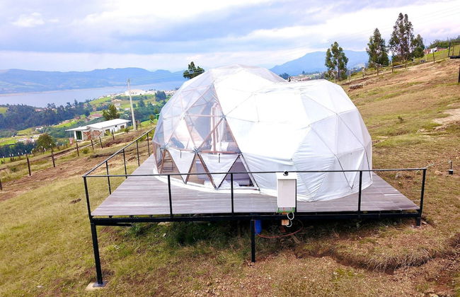 Glamping Spa con vista embalse de Tominé - Foto 32