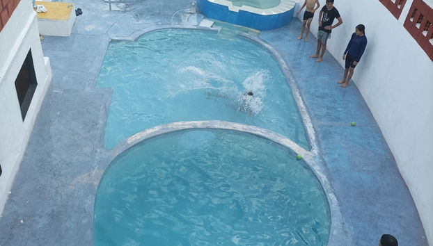Piscina coperta/all'aperto