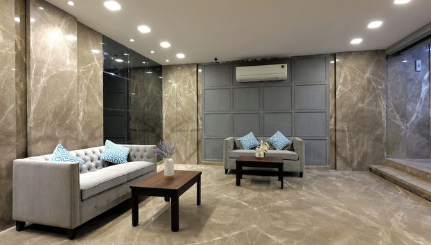 Sala de estar do lobby