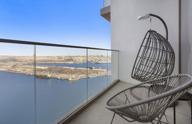 WelHome - Seaside Serenity: Spacious 1 BR in Maritime City - Foto 15