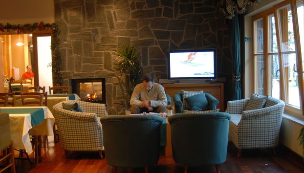 Lobby sitting area