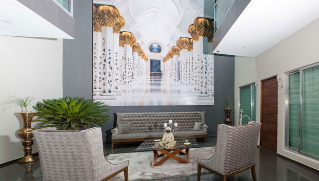 Lobby sitting area