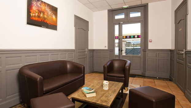Sala de estar do lobby