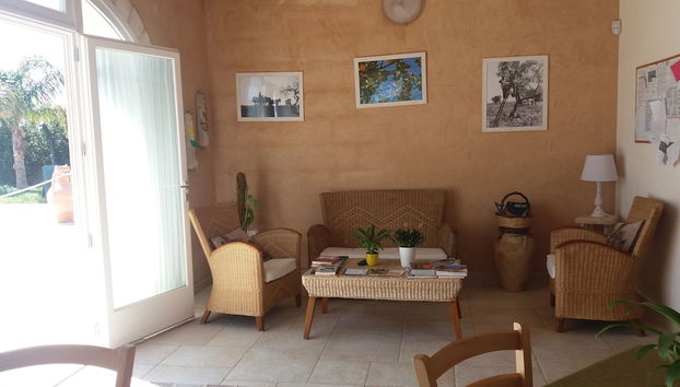 Lobby sitting area