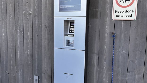 Check-in/check-out kiosk