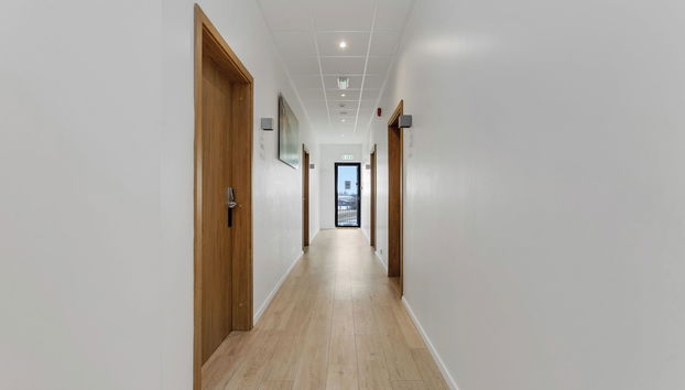 Interior entrance
