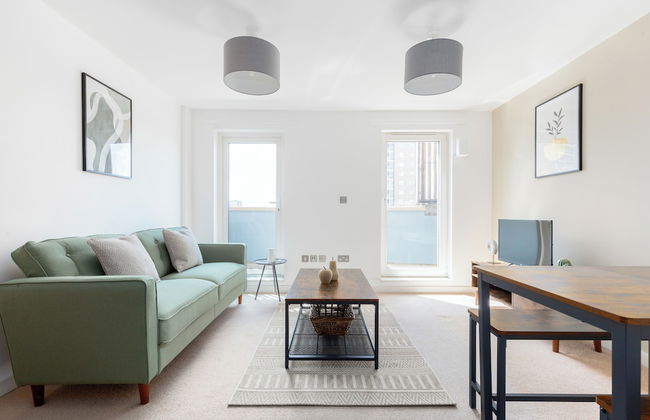 Deluxe 2 Bed Flat with Balcony in Hackney - Foto 13