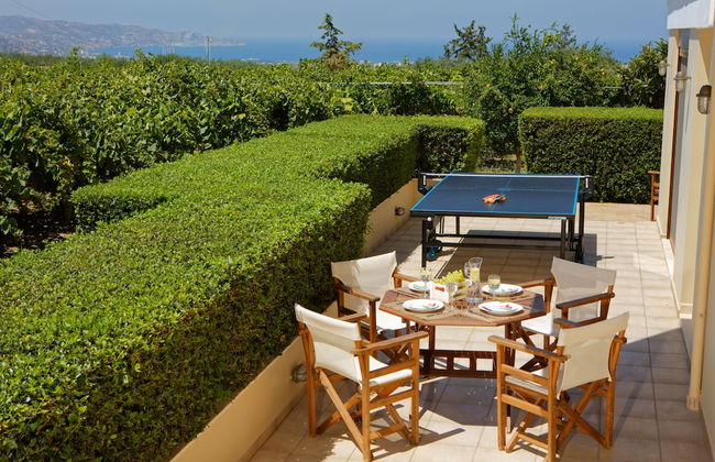 Cretan Vineyard Hill Villa Private Pool, Panoramic View, Beautiful Vineyard - Foto 13
