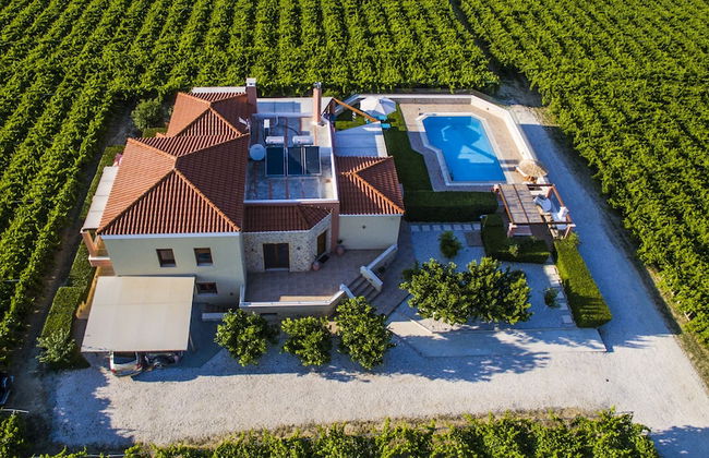 Cretan Vineyard Hill Villa Private Pool, Panoramic View, Beautiful Vineyard - Foto 35
