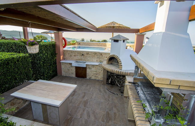 Cretan Vineyard Hill Villa Private Pool, Panoramic View, Beautiful Vineyard - Foto 28