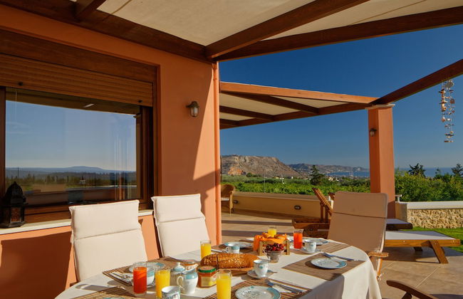 Cretan Vineyard Hill Villa Private Pool, Panoramic View, Beautiful Vineyard - Foto 15