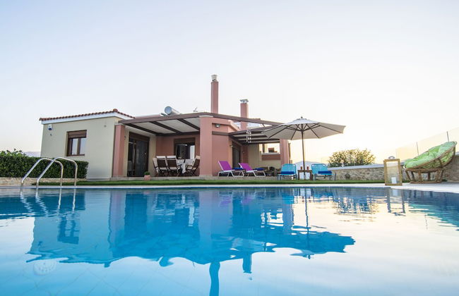 Cretan Vineyard Hill Villa Private Pool, Panoramic View, Beautiful Vineyard - Foto 22