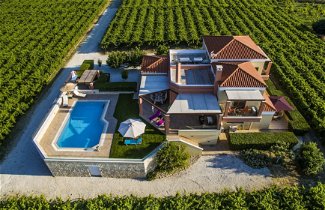 Photo 1 - Cretan Vineyard Hill Villa Private Pool, Panoramic View, Beautiful Vineyard