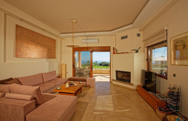 Cretan Vineyard Hill Villa Private Pool, Panoramic View, Beautiful Vineyard - Foto 12