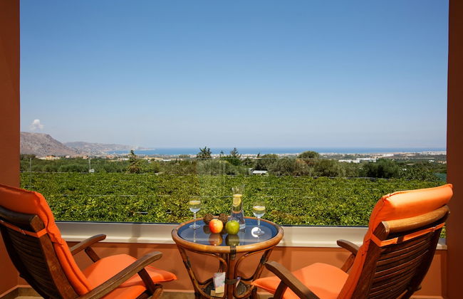Cretan Vineyard Hill Villa Private Pool, Panoramic View, Beautiful Vineyard - Foto 38