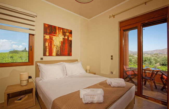Cretan Vineyard Hill Villa Private Pool, Panoramic View, Beautiful Vineyard - Foto 5
