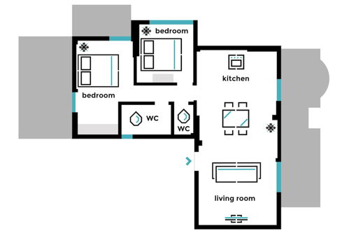 Foto 21 - UPSTREET Superb & Comfy 2 BD Apt-Marousi