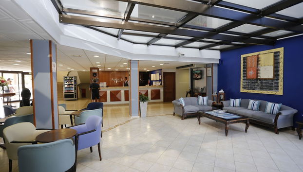 Sala de estar do lobby