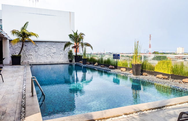 Best Choice And Homey Studio At The Square Apartment - Foto 17