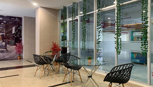 Zona de estar del vestíbulo