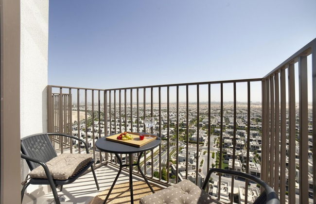 Modern Boho 1BR Sleeps4 Balcony Pool Gym Dxbhills - Photo 14