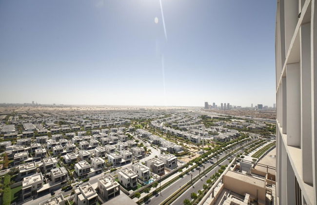 Modern Boho 1BR Sleeps4 Balcony Pool Gym Dxbhills - Photo 15