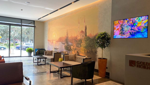 Sitzecke in der Lobby