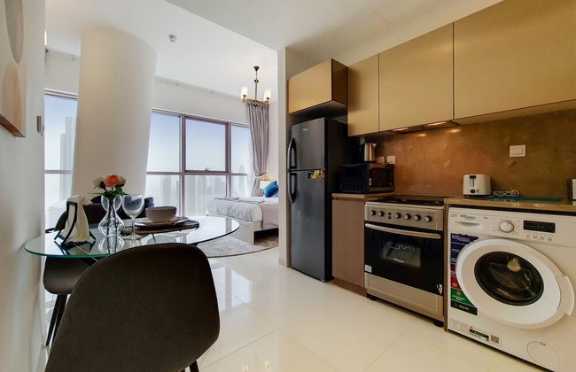 GreenFuture - High-Rise Sleek Studio With Panoramic City Views - Foto 5