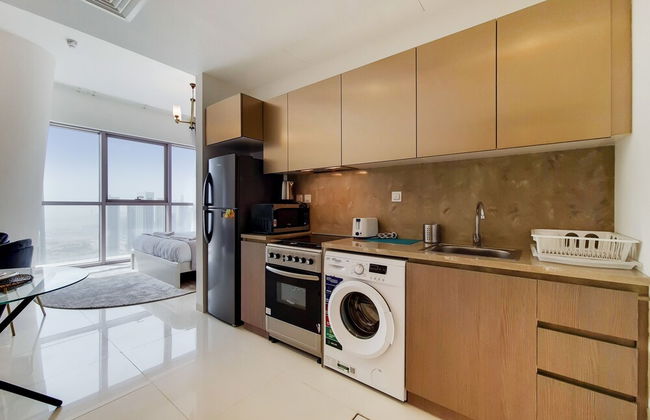 GreenFuture - High-Rise Sleek Studio With Panoramic City Views - Foto 6
