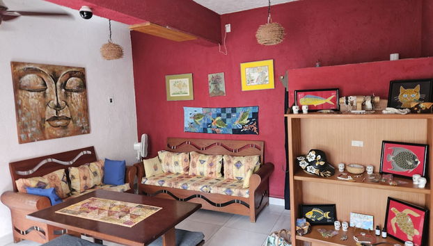 Sala de estar do lobby