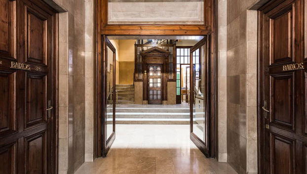 Interior entrance