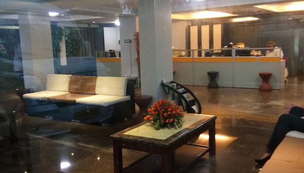 Zona de estar del vestíbulo