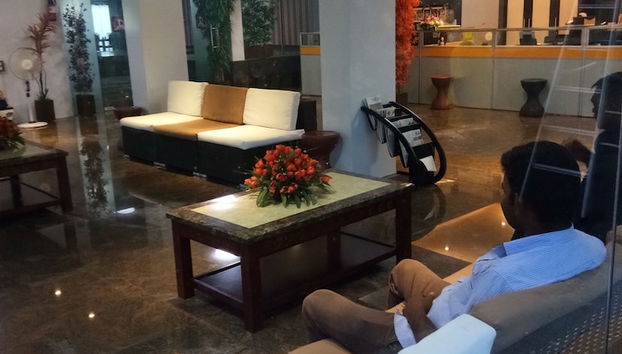 Zona de estar del vestíbulo