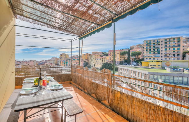 Sanremo Penthouse Market 700m From Sea - Foto 1