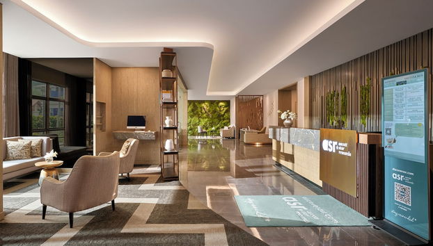 Sala de estar do lobby