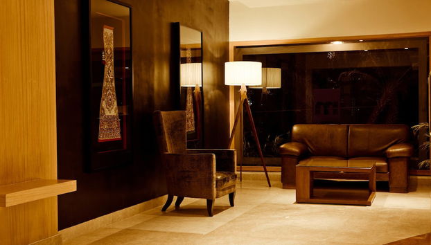 Sitzecke in der Lobby
