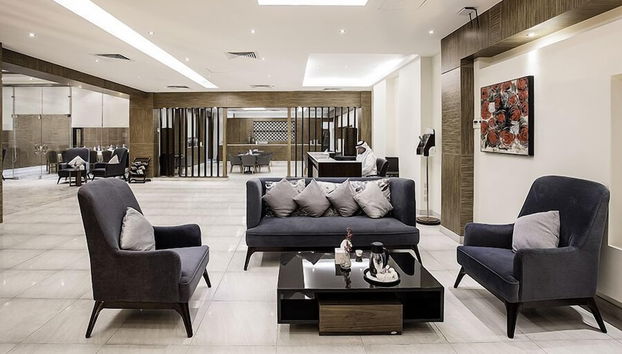 Sitzecke in der Lobby