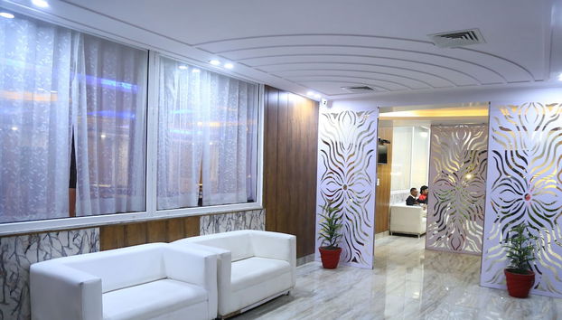 Sitzecke in der Lobby
