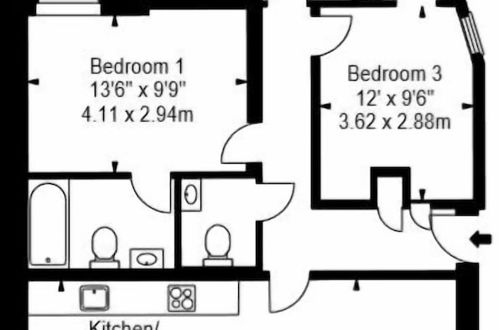 Foto 10 - Luxury Three Bedroom - Flat 122 Lower Ground Floor