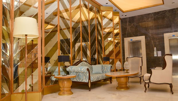 Sitzecke in der Lobby