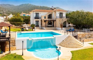 Photo 1 - Villa Minoas Large Private Pool Walk to Beach Sea Views A C Wifi Eco-friendly - 2565
