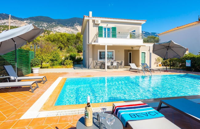 Villa Erasmia Large Private Pool Walk to Beach Sea Views A C Wifi - 2646 - Photo 1