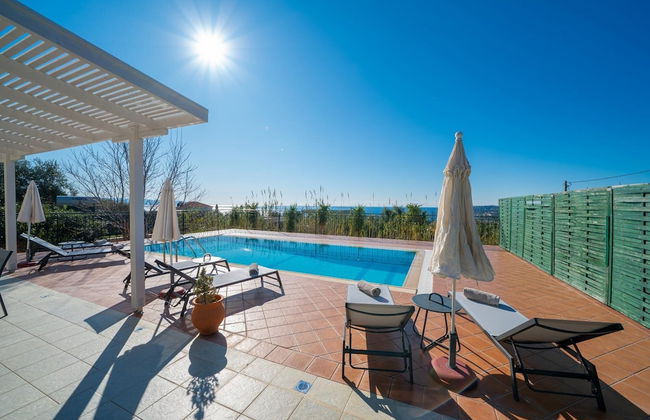 Villa Erasmia Large Private Pool Walk to Beach Sea Views A C Wifi - 2646 - Photo 4